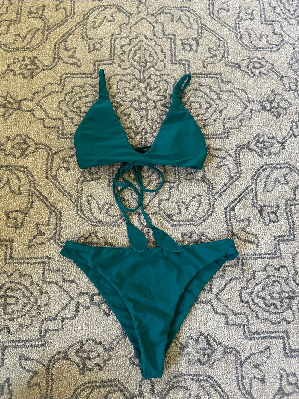 Benoa Swim Teal Green Bikini Set